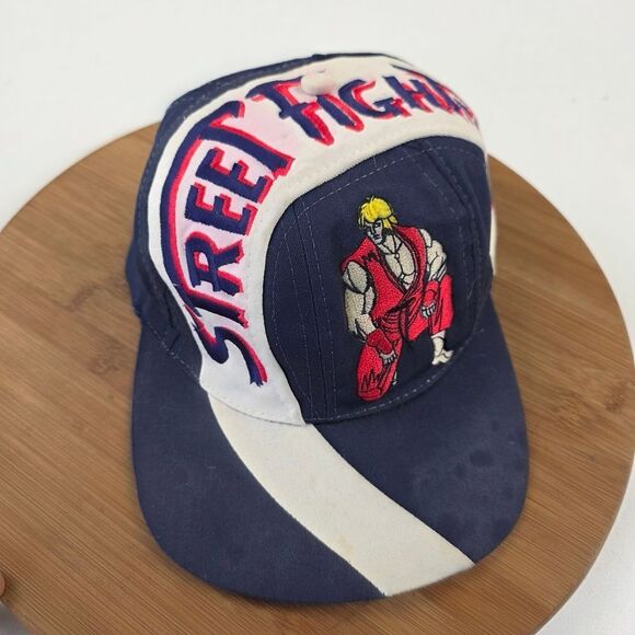Vintage 1996 Street Fighter II Ken Snapback Hat 90s Capcom Rare Cap Distressed - Picture 5 of 6